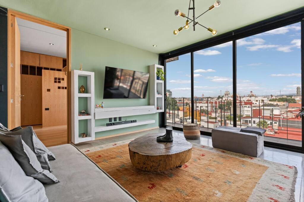 Penthouse Nuevo Con Terraza En Zona Centro Historico Puebla
